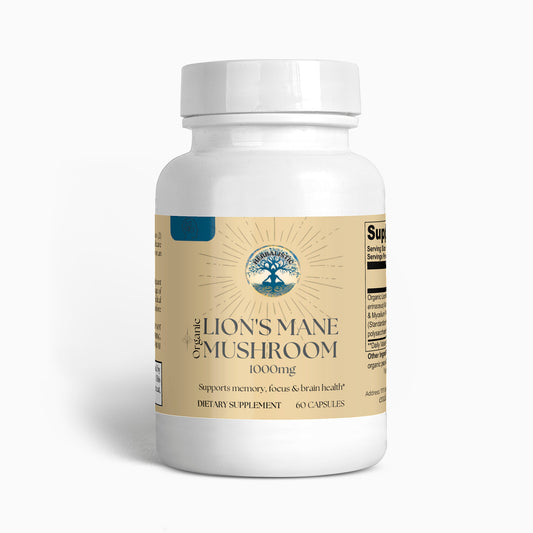 Organic Lion's Mane Mushroom Supplement