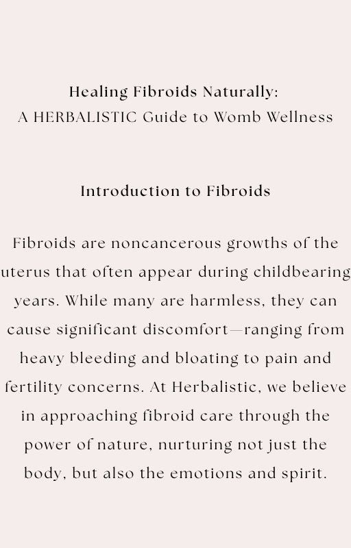 Healing Fibroids Naturally: Guide to Womb Wellness